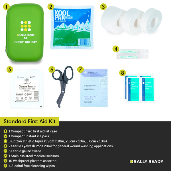 Rally Ready Green Standard First Aid Kit Product